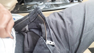 Super-Naughty woman driver drinks random dude's stiffy in camper.