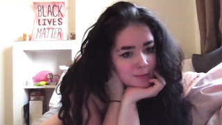 Jerk Off Instructions: Huge-Chested nubile fondling moist vag and providing wank off commands