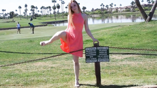 Japanese nymphs didn't know about a covert camera in a public rest room, while they were urinating