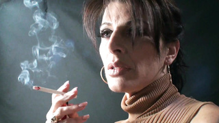 Big-Boobed dark haired is impatiently deep throating a rock-hard chisel and stretching up broad to get torn up