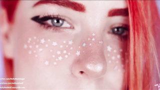 Attempt not to jizz on Ahegao damsel - MollyRedWolf