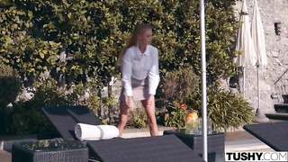 Nancy is having crazy intercourse during a vaca with a fellow who is not her beau