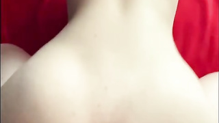 Whorey female is getting penetrated from the back and hoping to get a enormous internal cumshot