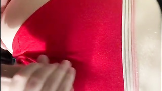 Giant donk doll is getting pulverized from behind and hoping to get a jizz shot, in the end