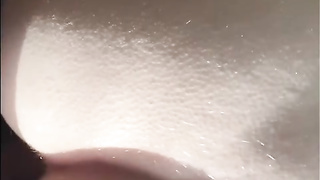 Giant donk doll is getting pulverized from behind and hoping to get a jizz shot, in the end