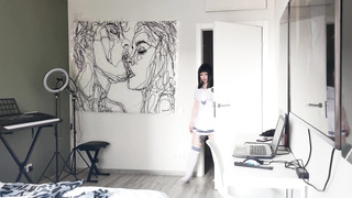 student milks and screws her cock-squeezing crevasses - Peachgardens