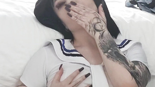 student milks and screws her cock-squeezing crevasses - Peachgardens