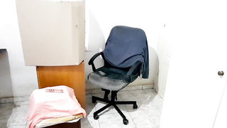 Naughty girl with gigantic mammories and rosy hair, Gasai Yuno is providing a foot wank to a stranger