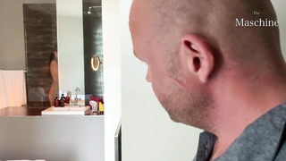 Trimmed boy got a deep blow-job from a filthy minded female with tats, before penetrating her rock hard