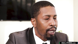 Secretary gets anal invasion humped by black chief