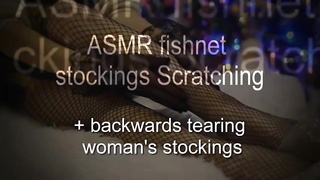 Fabulous female in softcore, black fishnets and high stilettos lets her stud fumble her soles