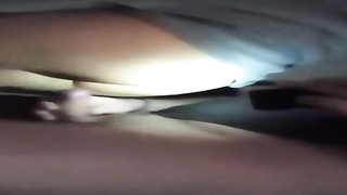 Wild Spanish brown-haired is dressed in a mask while throating her paramour's man rod nicer than his gf