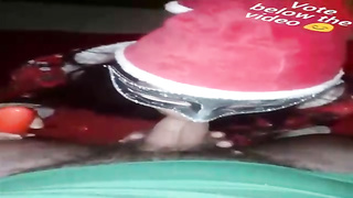 Mischievous black-haired is anxiously inhaling a rock firm beef whistle and listening to her accomplice's shrieks