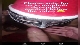 Mischievous black-haired is anxiously inhaling a rock firm beef whistle and listening to her accomplice's shrieks