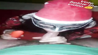 Mischievous black-haired is anxiously inhaling a rock firm beef whistle and listening to her accomplice's shrieks