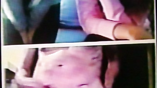 2 College girls grow my dick hard & 1 spreads her ass cheeks at me