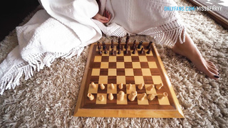Сhess game finished with super-steamy fuck-fest on the floor with sumptuous honey
