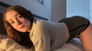 Red-Haired Gf Getting Off - Sloppy Converse Phat Bootie Striptease (SFW)