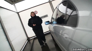 Can he score with monstrous jugs phat chick