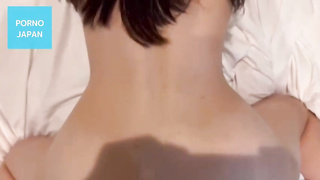 Provocative brown-haired, Baby Nicols is willing to sate her dude on the balcony and in the apartment