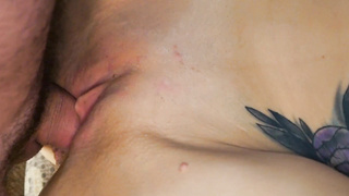 neighbor nails I'm filming. slowmo. close-up. clean-shaved puss. pink cigar leisurely ravages cock-squeezing muff