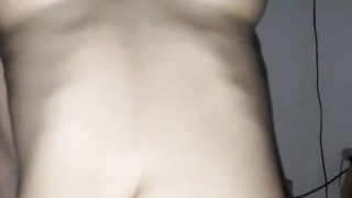 Sitting Stiff with Jizz Flow in My Throat