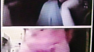 2 curious College girls get a close look at my dick