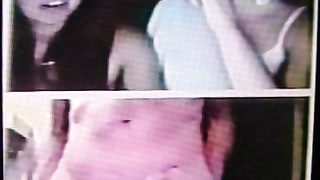 2 curious College girls get a close look at my dick