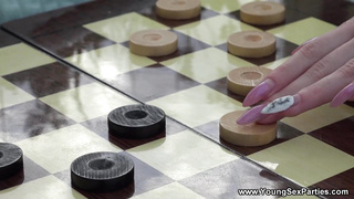 Young Intercourse Soirees - Nansy Smallish - Broke Away Bride - Three Way With 2 Girls Who Love Frolicking Checker