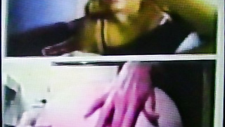 Dirty blonde College girl demands to see me finger my ass for her