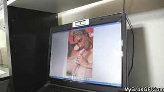 My stepbros girlfriend hotwife screw found out