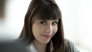 Huge-Boobed Russian dark-haired is having ass fucking hook-up with her ex, in the middle of the night