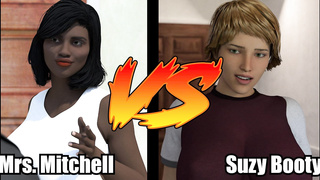 PHAT ASS WHITE GIRL Cougar Verses Xxl Black DONK