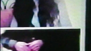 College girl is mesmorised by my strip show, then another naughty one loves it