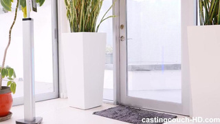 CastingCouch-HD Tessa Valet parks a BIG BLACK COCK inwards her for a job