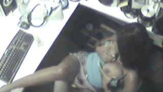 SCANDALOUSGFS - Solo office ebony honey playing her cooter