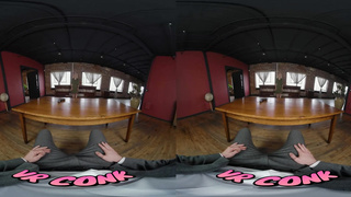 VR Conk Crimson Sparrow Seducing Knowledge Test GONZO Parody VR Pornography