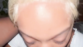 Deep Throating My Neighbor Till He Drizzle on my facee