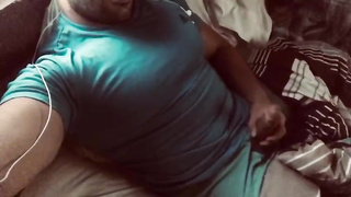 Cool boy enjoys to fap off in front of the camera until she pours out from sensation