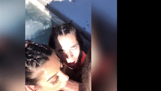 2 Mischievous Sex Industry Stars Inhale A Xxl Manstick In The Scorching Bath - Abbie Maley & Lena The Cork