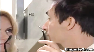 Trendy blond lady fell for a freaky neighbor and concluded up having orgy with him