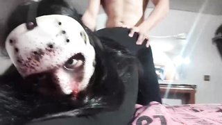 Glorious fellow is penetrating his gf in a rear end- fashion posture, in front of the camera