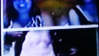 2 brunette College girls, then 2 blondes love my strip show