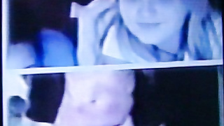 2 brunette College girls, then 2 blondes love my strip show