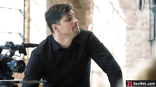 Ravishing lesbos are having a torrid 3some in front of the camera and luving it a plenty of