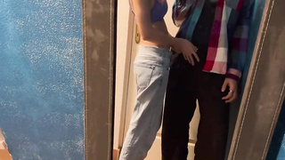 Arab honey is getting down on all fours in front of her paramour while deepthroating his wood, like a professional