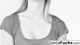 Dahlia Sky is a enrapturing ash-blonde female who luvs to use a massager while fapping