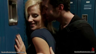 Beau group smash big-chested strapped gf (James Deen, Haley Cummings, Mr Pete)