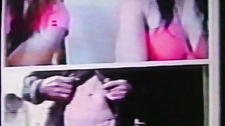 2 pink topped College girls peek me, another lifts her shades