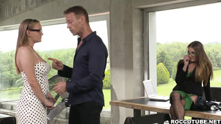 Eveline Dellai and Nina High-Heeled Shoes vs Rocco Siffredi